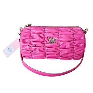 NEW Juicy Couture Run The World Pink Quilted Women's Shoulder Bag